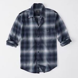 NWOT Abercrombie & Fitch plaid oxford shirt